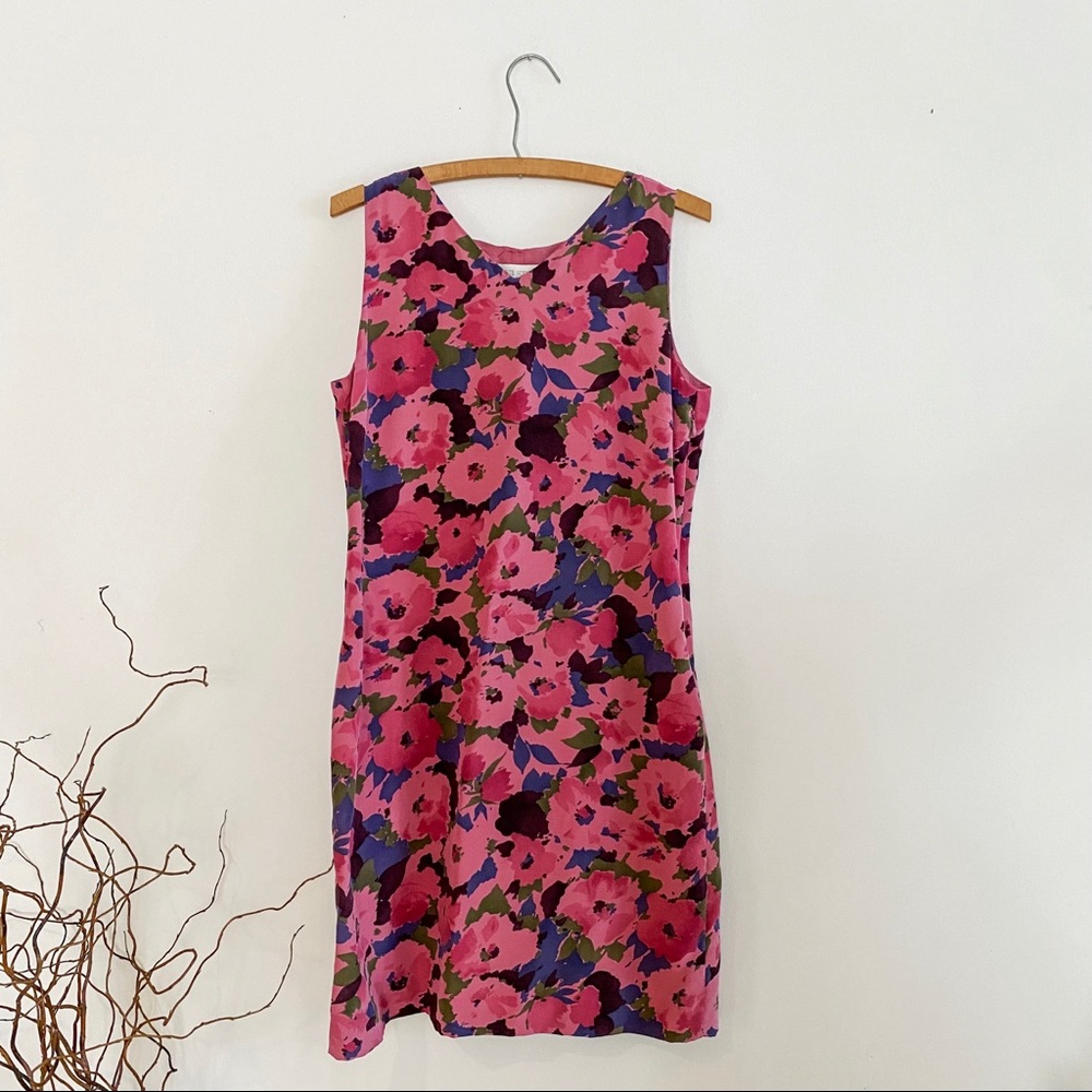90’s Watercolor Floral Dress